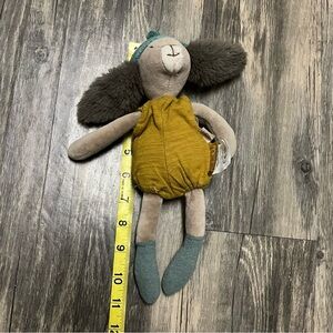 Moulin Roty Trois Petits Lapins Ochre rabbit soft toy